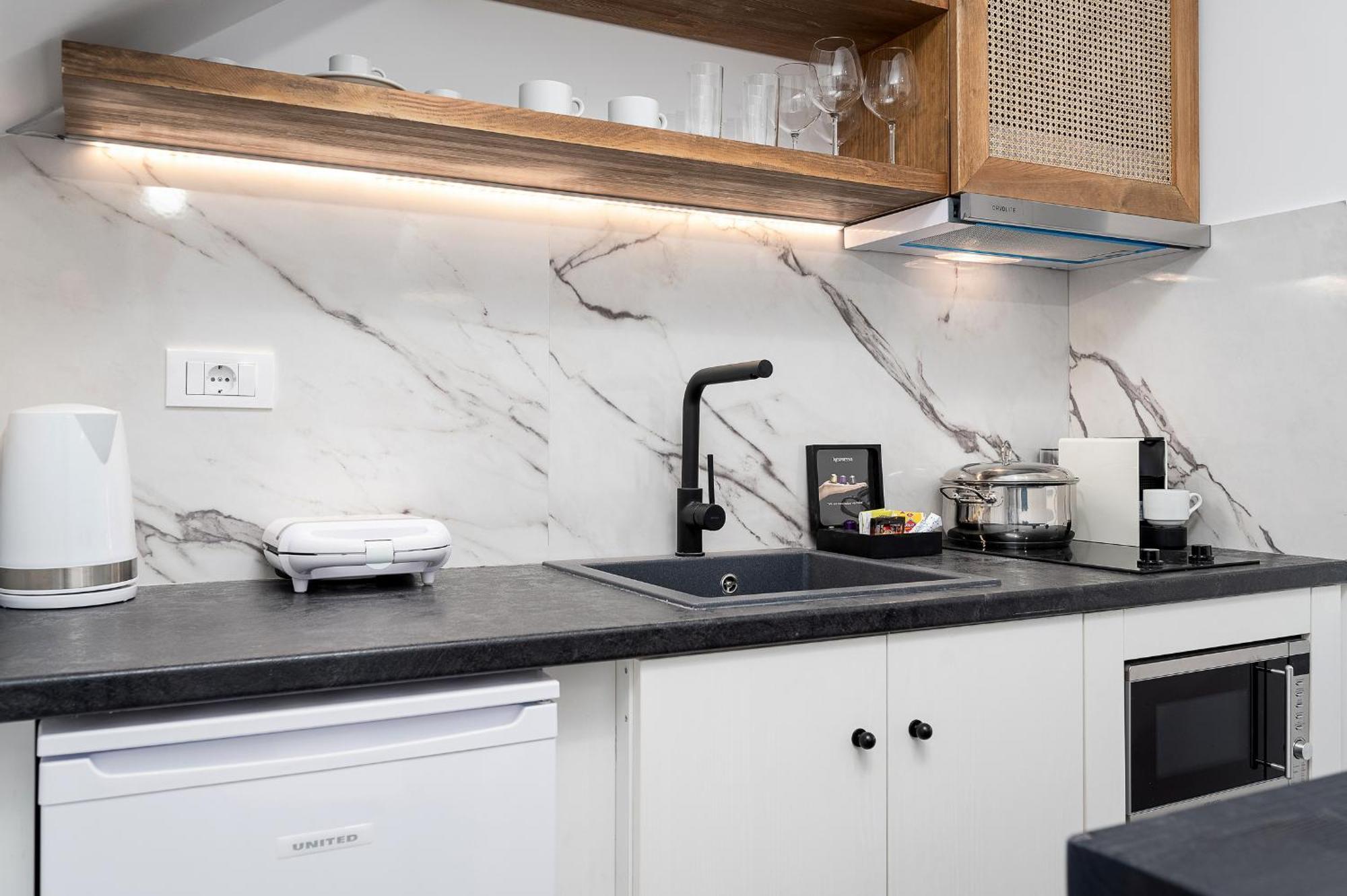 Stella Luxury Apartments أغيا غاليني الغرفة الصورة